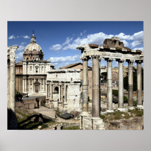 Roman Forum, Rome, Italië Poster