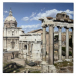 Roman Forum, Rome, Italië Tegeltje<br><div class="desc">AssetID: 78397669 / {Steve Allen} / Roman Forum,  Rome,  Italië</div>