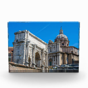 Roman Forum ruins in Rome, Italië Fotoblokken