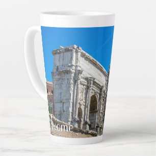 Roman Forum ruins in Rome, Italië Latte Mok
