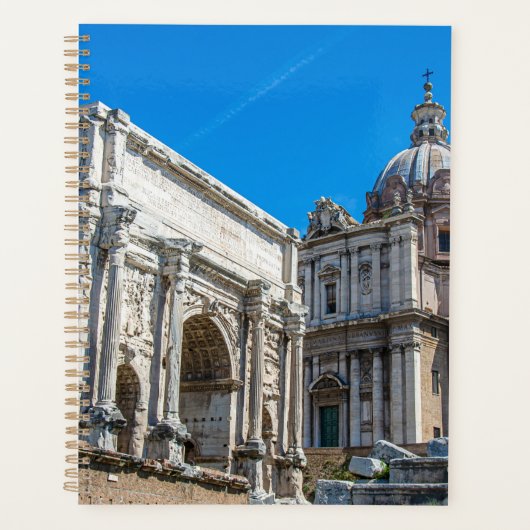 Roman Forum ruins in Rome, Italië Planner (Voorkant)