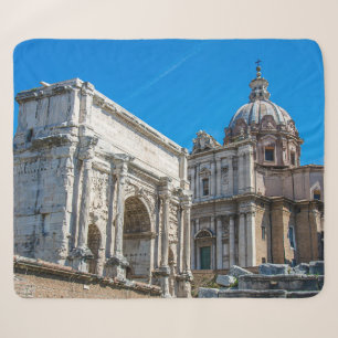 Roman Forum ruins in Rome, Italië Sherpa Deken