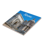 Roman Forum ruins in Rome, Italië Tegeltje (Zijkant)