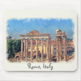 Roman forum ruins Mousepad Muismat