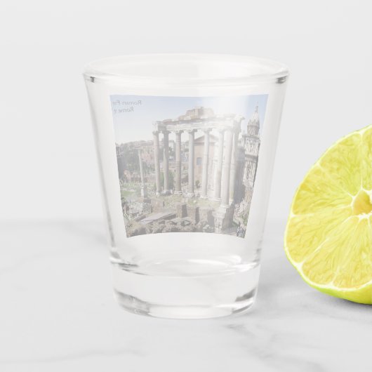 Roman Forum Shot Glas (Achterkant)