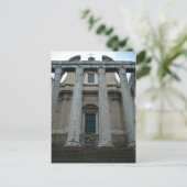 roman forum tempel briefkaart (Staand voorkant)