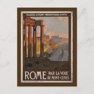 Roman Forum Vintage Travel Advertisement Briefkaart