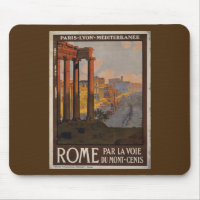 Roman Forum Vintage Travel Advertisement