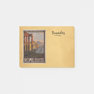 Roman Forum Vintage Travel Advertisement Post-it® Notes