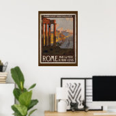 Roman Forum Vintage Travel Advertisement Poster (Thuiskantoor)