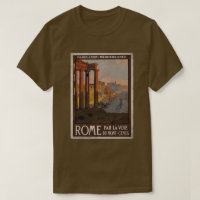 Roman Forum Vintage Travel Advertisement