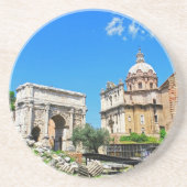 Roman forum zandsteen onderzetter (Voorkant)