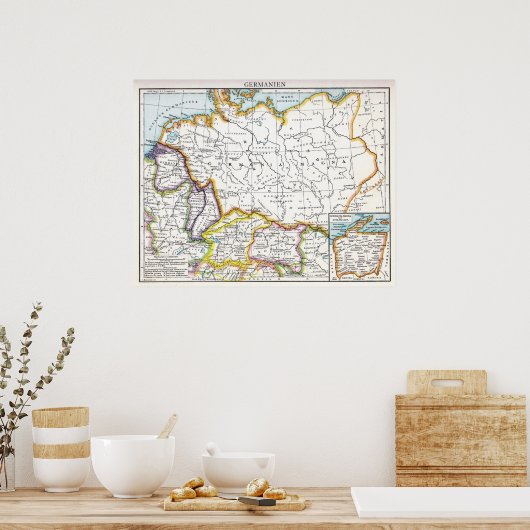 Roman Germania Poster (Keuken)