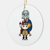 Roman Gladiator op Horse Ornament (Links)
