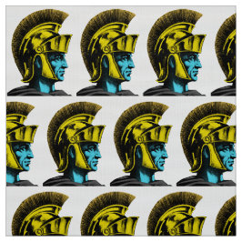 Roman Gladiator Pop Art Portret Stof