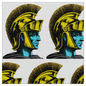 Roman Gladiator Pop Art Portret Stof (Close Up)