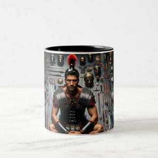 Roman Gladiator Tweekleurige Koffiemok
