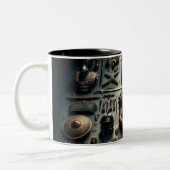 Roman Gladiator Valor Tweekleurige Koffiemok (Links)