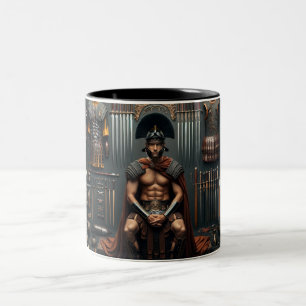 Roman Gladiator Valor Tweekleurige Koffiemok