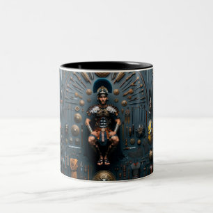 Roman Gladiator Valor Tweekleurige Koffiemok