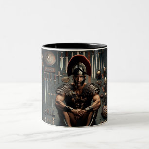 Roman Gladiator Valor Tweekleurige Koffiemok