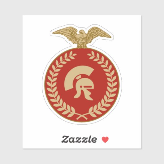 Roman Gladiator Vinyl Sticker (Vel)