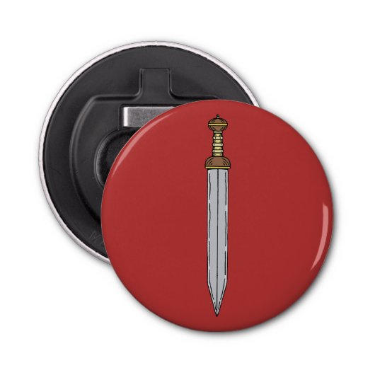 Roman Gladius Button Flesopener (Voorkant)