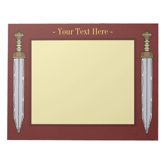 Roman Gladius Notitieblok (Voorkant)