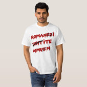 Roman Go Home Typo Meme T-shirt (Voorkant volledig)