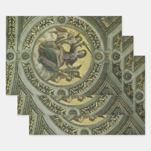 Roman Goddess Justice with Angels by Raphael Inpakpapier Vel (Set)