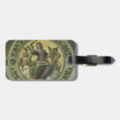 Roman Godin Justice met Angels van Raphael Bagagelabel (Achterkant horizontaal)