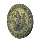 Roman Godin Justice met Angels van Raphael Dartbord (Voorkant Rechts)