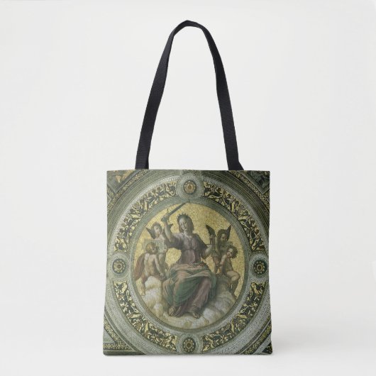 Roman Godin Justice met Angels van Raphael Tote Bag (Voorkant)