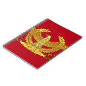 Roman Golden Eagle op Red Notitieboek (Linkerzijde)
