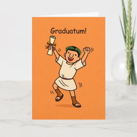 Roman Graduation Collection: “Graduatum!” Kaart (Voorkant)