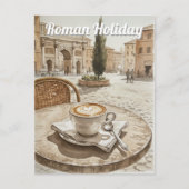 Roman Holiday Café Uitzicht Briefkaart (Voorkant)