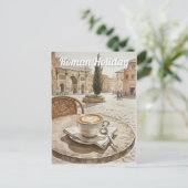 Roman Holiday Café View Briefkaart (Staand voorkant)