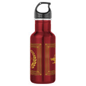 Roman Imperial Eagle en SPQR Water Bottle Waterfles (Voorkant)