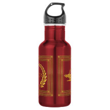 Roman Imperial Eagle en SPQR Water Bottle
