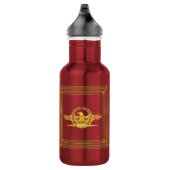Roman Imperial Eagle en SPQR Water Bottle Waterfles (Rechts)