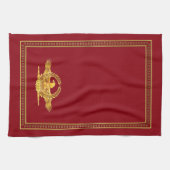 Roman Imperial SPQR Eagle Kitchen Towel Theedoek (Horizontaal)