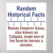 Roman keizer Gaius ook gekend als Caligula - Hist Poster (Voorkant)