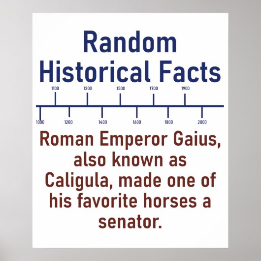 Roman keizer Gaius ook gekend als Caligula - Hist Poster (Voorkant)