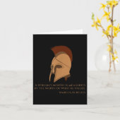 Roman keizer Marcus Aurelius - Stoic PHY Q Kaart (Gele Bloem)