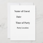 Roman Legion Birthday Party Invitation Kaart (Achterkant)