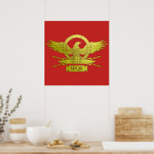  Roman Legion Insignia Poster (Keuken)