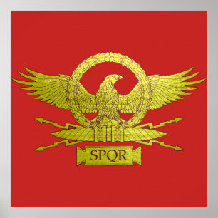 Roman Legion Insignia Poster