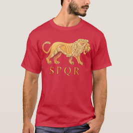 Roman Lion Graphic T-Shirt