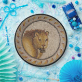 Roman Lion Mosaic Papieren Bordje (Feest)