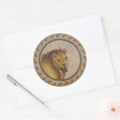 Roman Lion Mozaïek Sticker (Envelop)